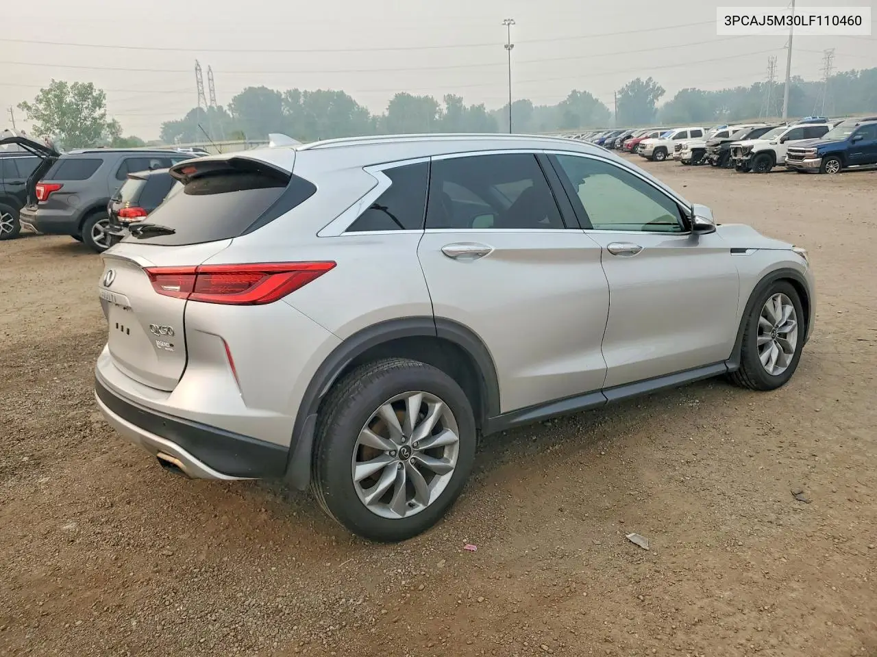 2020 Infiniti Qx50 Luxe VIN: 3PCAJ5M30LF110460 Lot: 61541146
