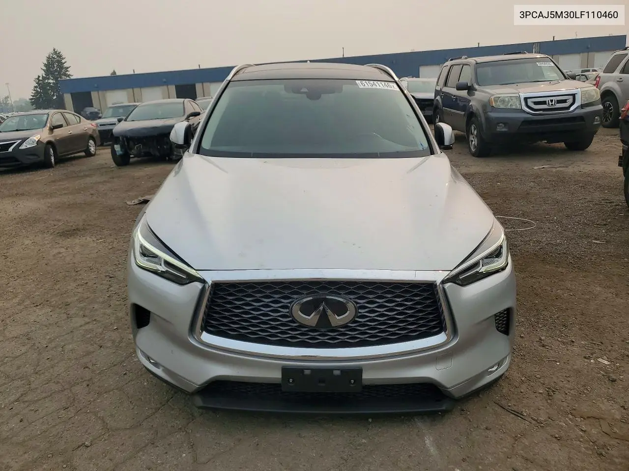 2020 Infiniti Qx50 Luxe VIN: 3PCAJ5M30LF110460 Lot: 61541146