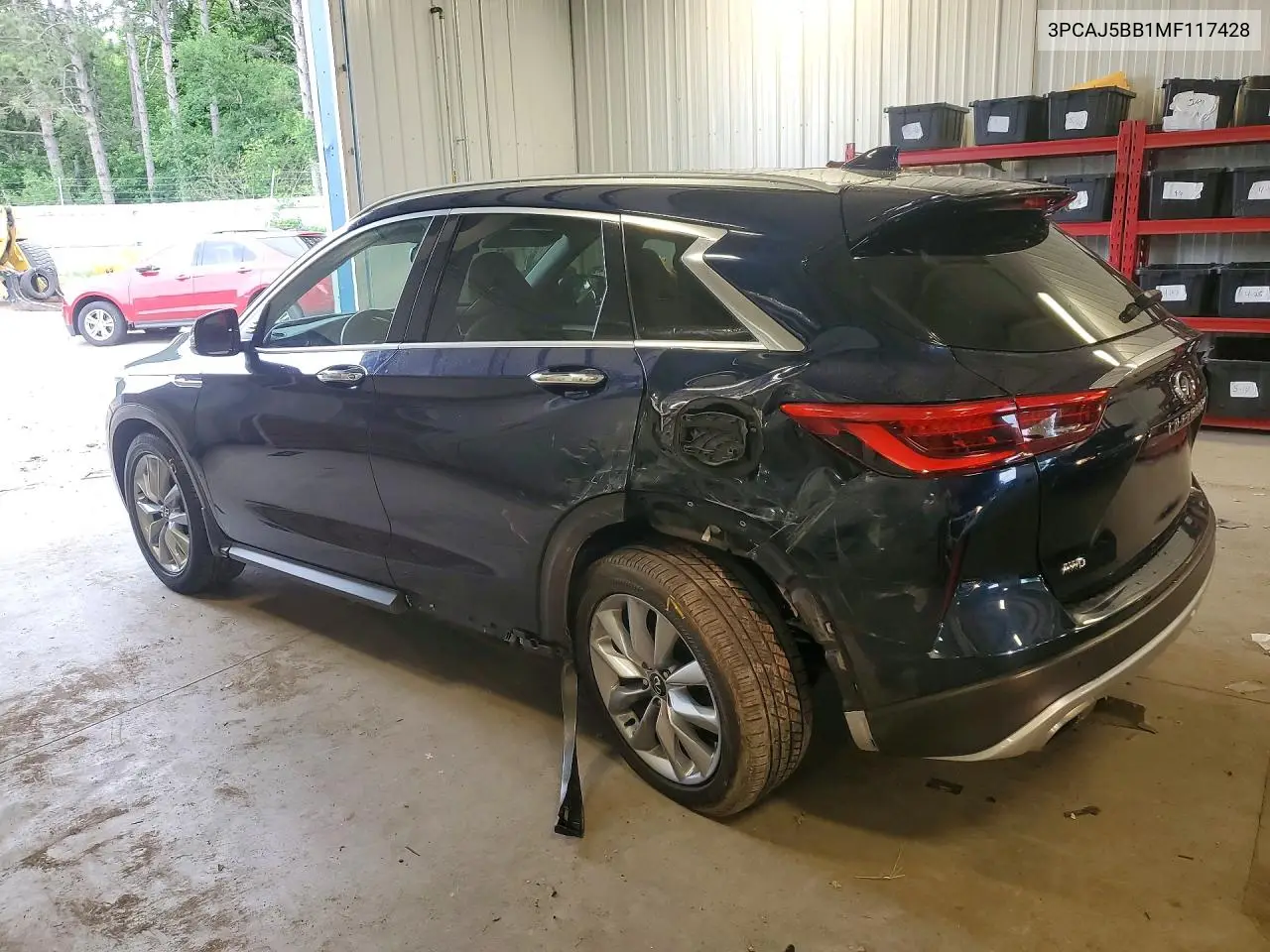 2021 Infiniti Qx50 Luxe VIN: 3PCAJ5BB1MF117428 Lot: 55988176