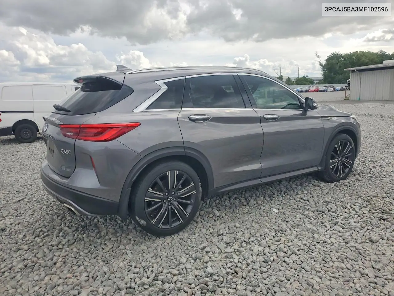 2021 Infiniti Qx50 Luxe VIN: 3PCAJ5BA3MF102596 Lot: 56812826