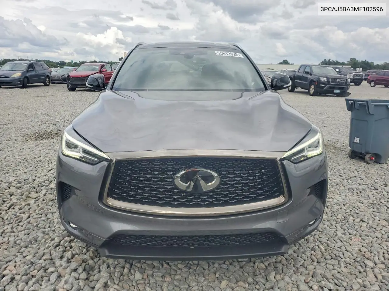 2021 Infiniti Qx50 Luxe VIN: 3PCAJ5BA3MF102596 Lot: 56812826