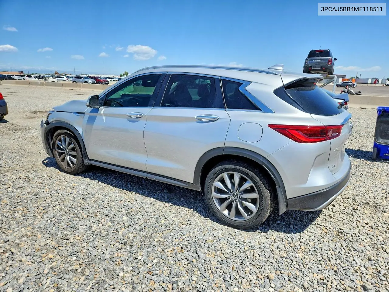 2021 Infiniti Qx50 Luxe VIN: 3PCAJ5BB4MF118511 Lot: 57014616