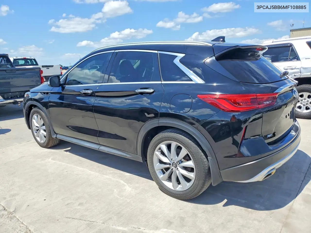 3PCAJ5BB6MF108885 2021 Infiniti Qx50 Luxe