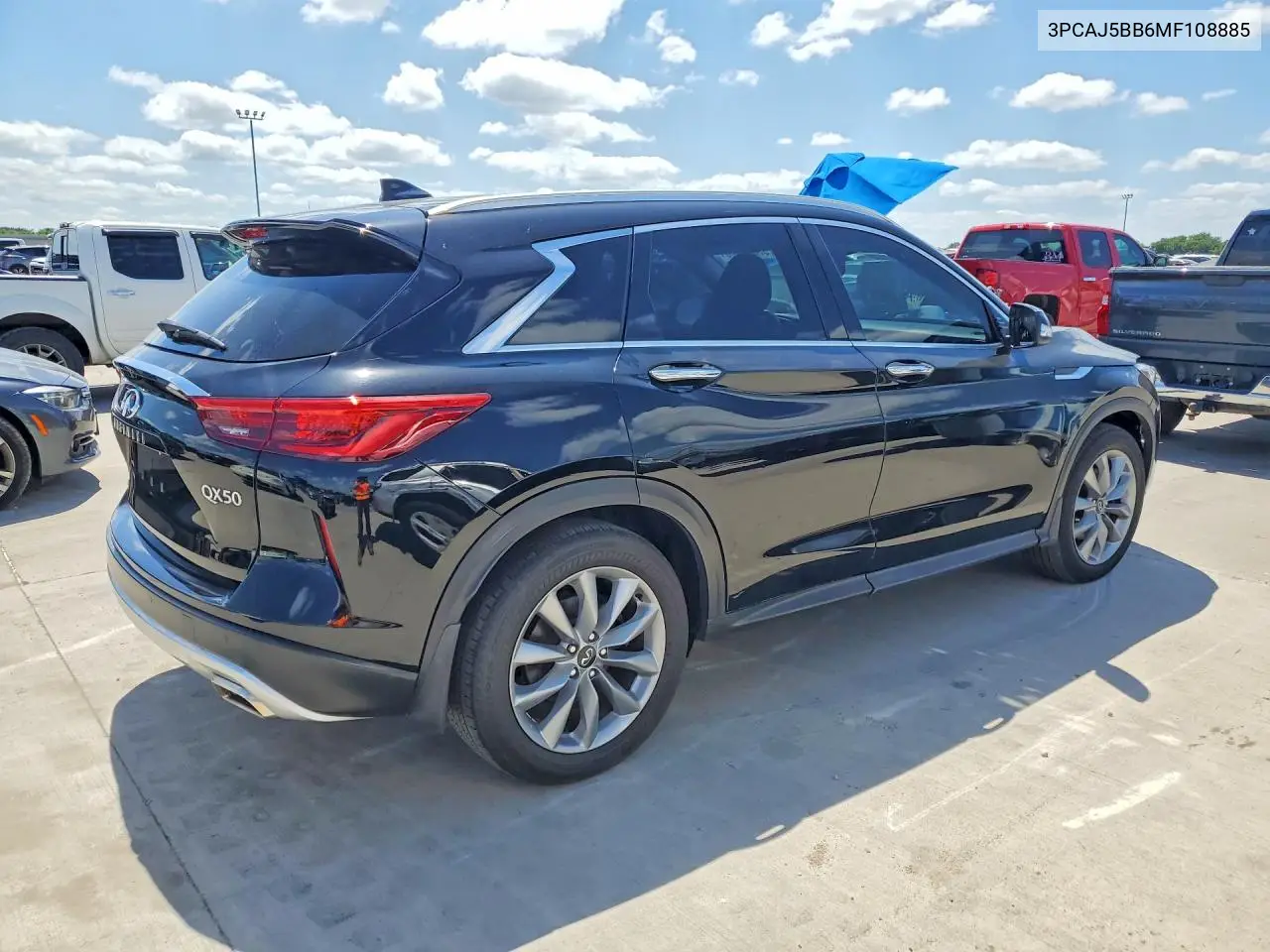3PCAJ5BB6MF108885 2021 Infiniti Qx50 Luxe