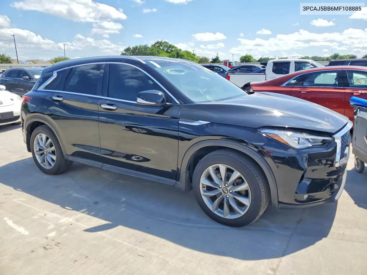 3PCAJ5BB6MF108885 2021 Infiniti Qx50 Luxe