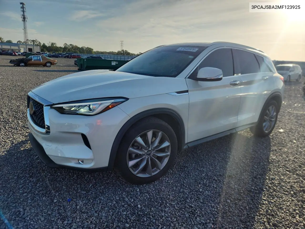 2021 Infiniti Qx50 Luxe VIN: 3PCAJ5BA2MF123925 Lot: 58178766