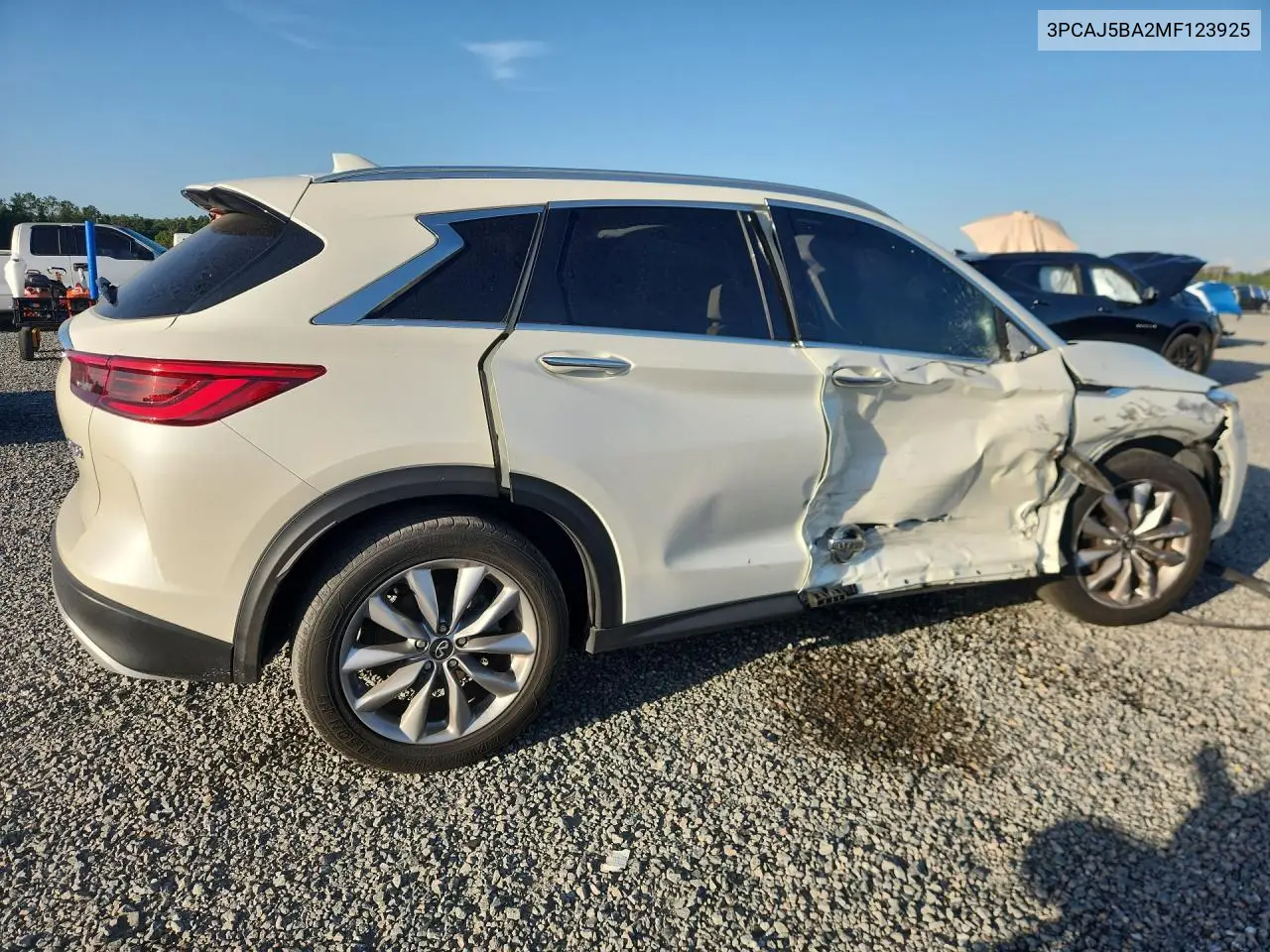 2021 Infiniti Qx50 Luxe VIN: 3PCAJ5BA2MF123925 Lot: 58178766