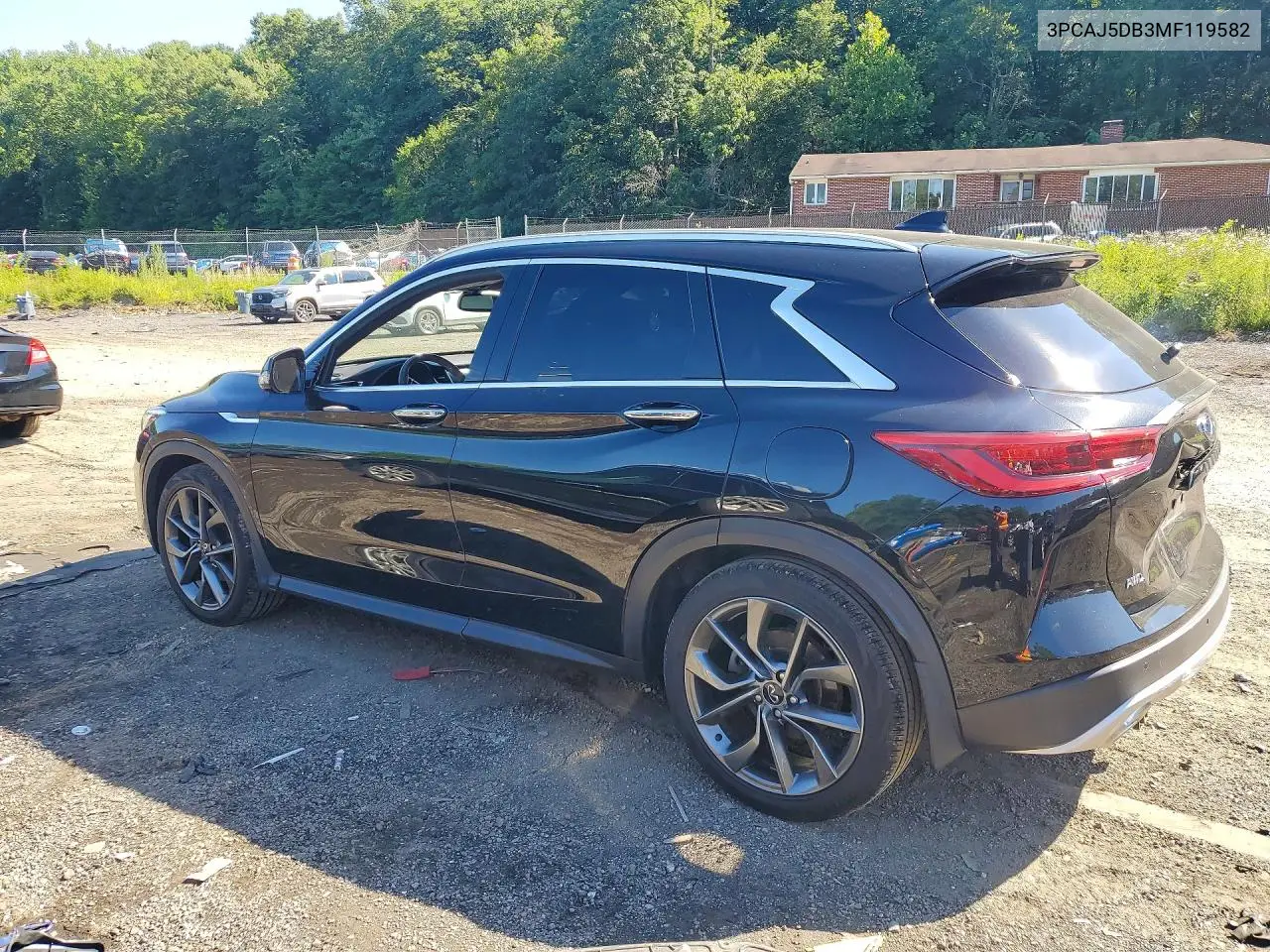 2021 Infiniti Qx50 Autograph VIN: 3PCAJ5DB3MF119582 Lot: 58605146
