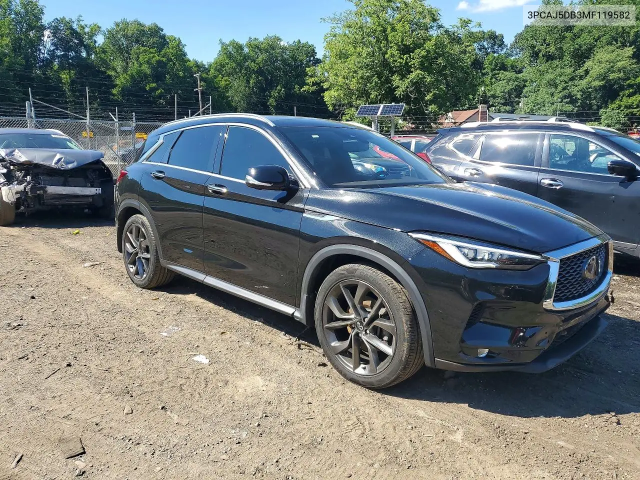 2021 Infiniti Qx50 Autograph VIN: 3PCAJ5DB3MF119582 Lot: 58605146