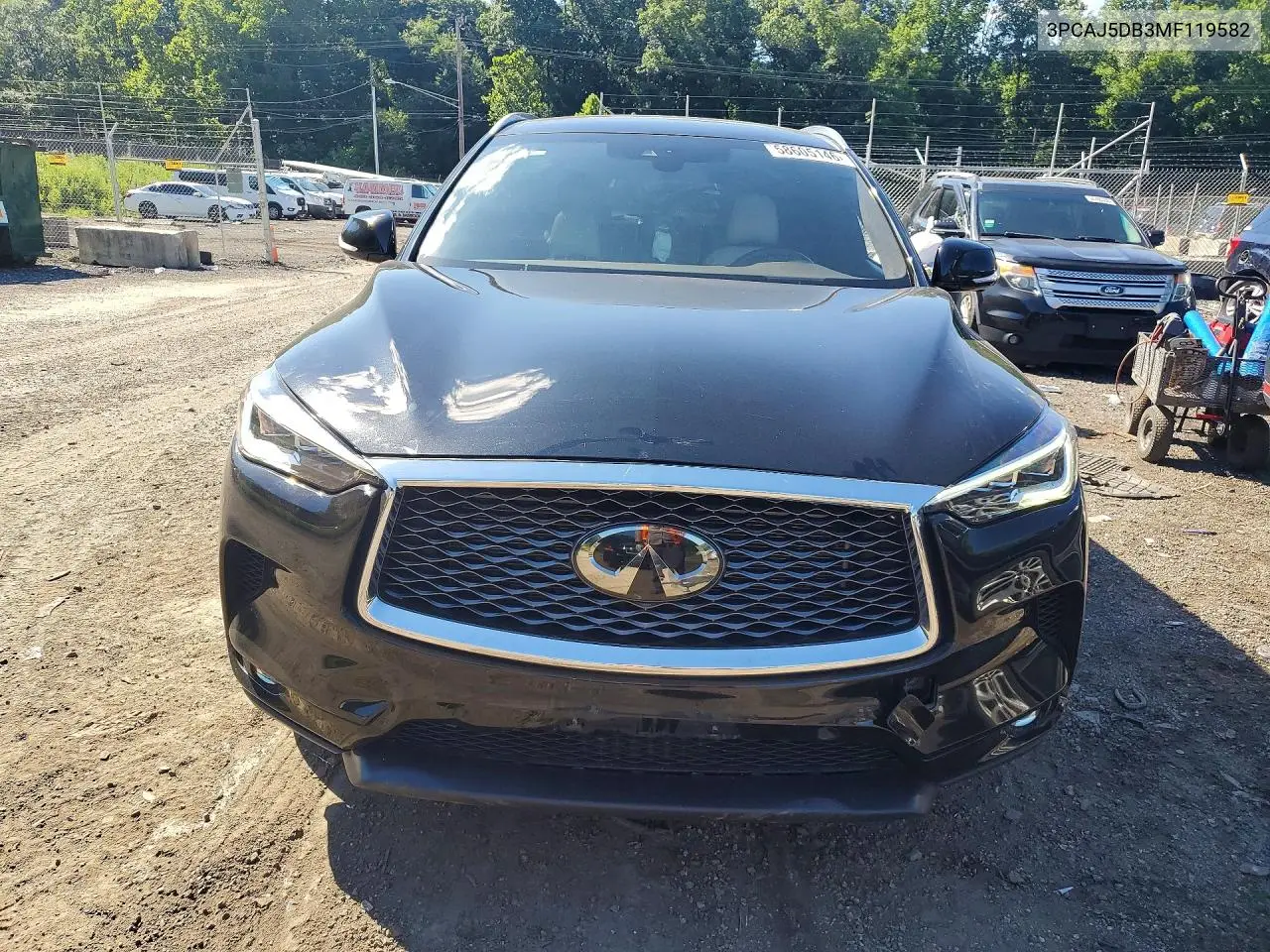 2021 Infiniti Qx50 Autograph VIN: 3PCAJ5DB3MF119582 Lot: 58605146