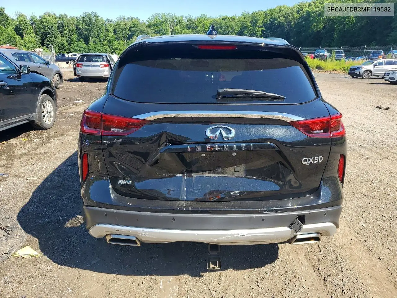 2021 Infiniti Qx50 Autograph VIN: 3PCAJ5DB3MF119582 Lot: 58605146