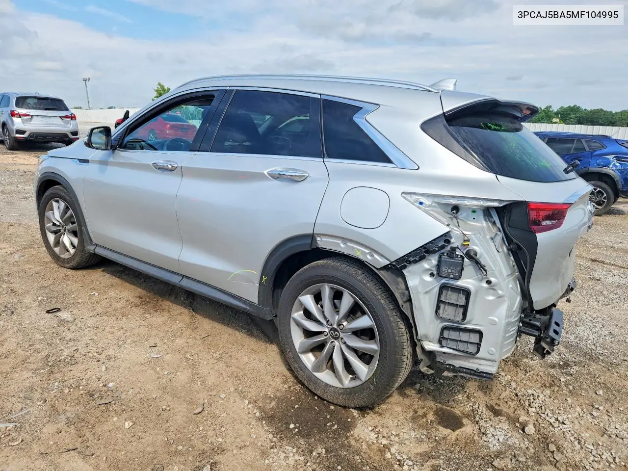 2021 Infiniti Qx50 Luxe VIN: 3PCAJ5BA5MF104995 Lot: 59263446