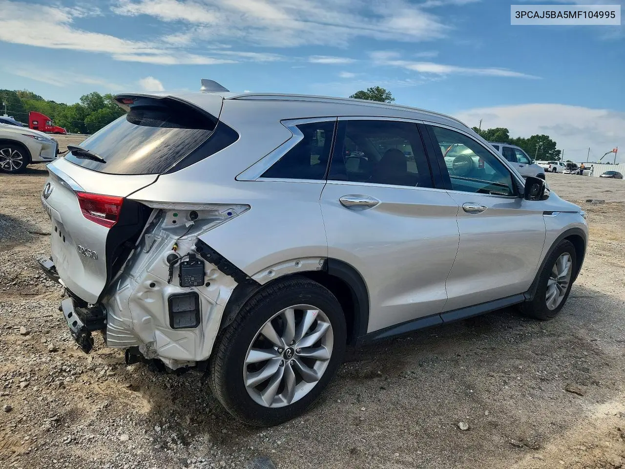 2021 Infiniti Qx50 Luxe VIN: 3PCAJ5BA5MF104995 Lot: 59263446