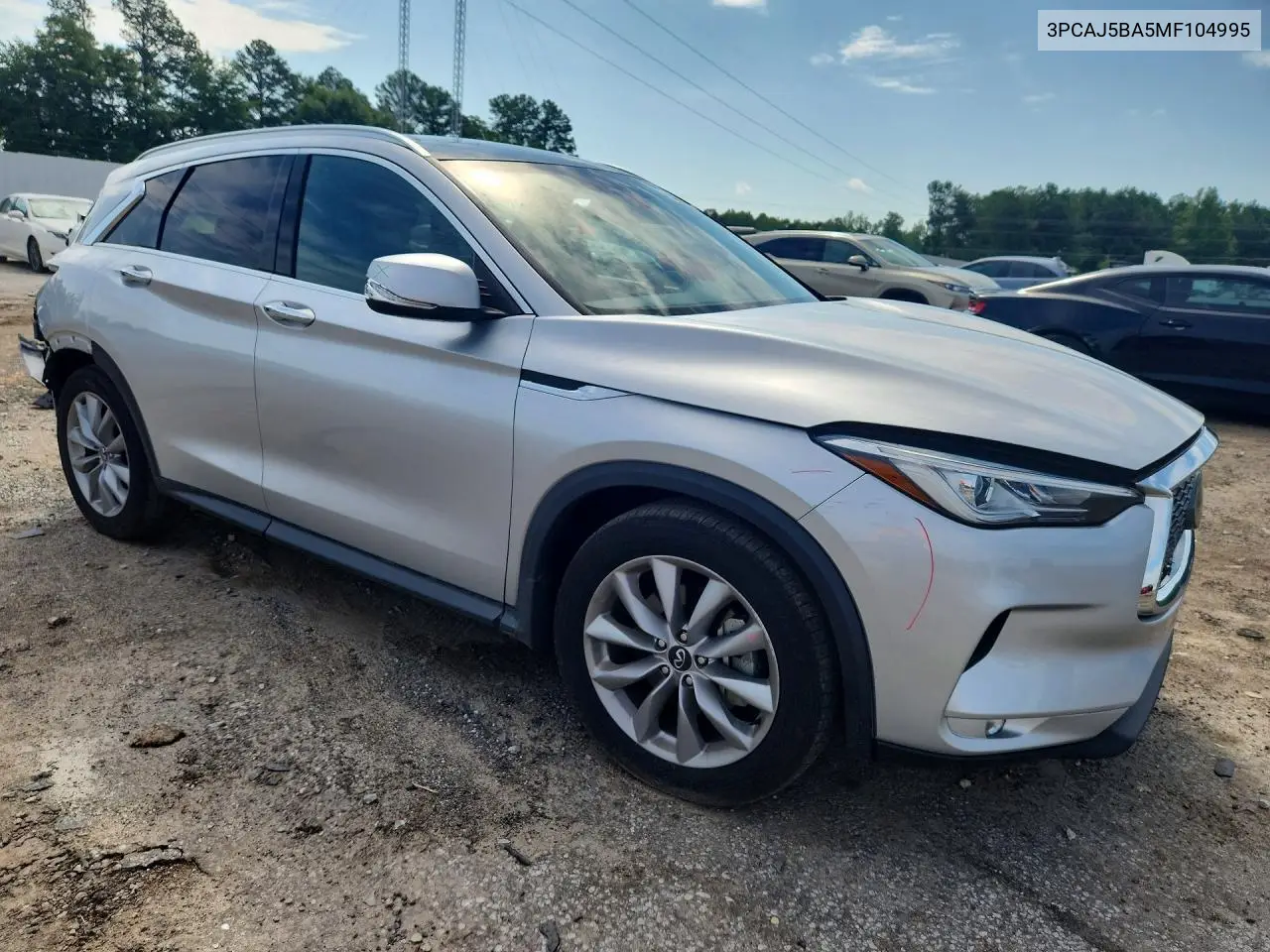 2021 Infiniti Qx50 Luxe VIN: 3PCAJ5BA5MF104995 Lot: 59263446