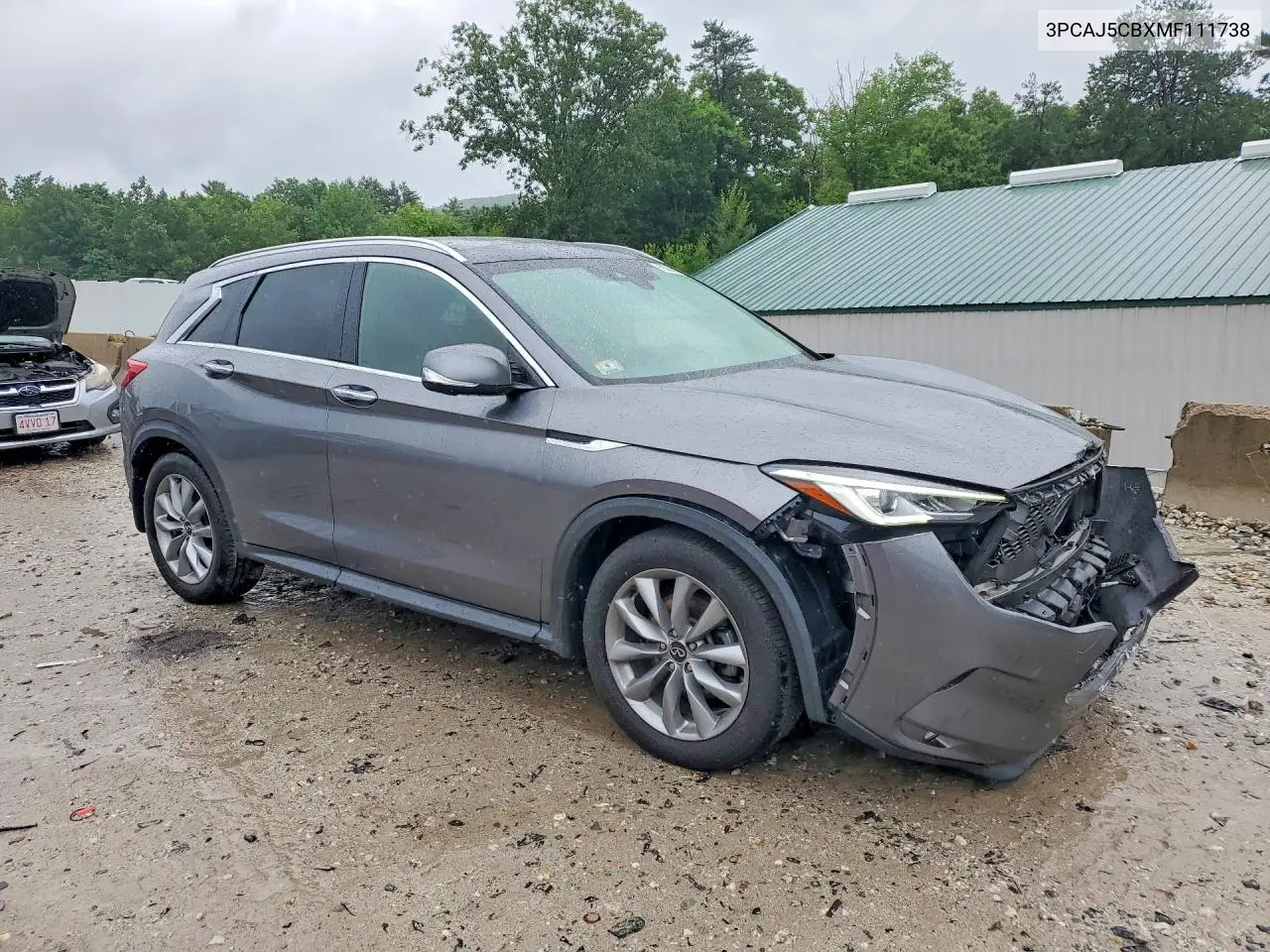 2021 Infiniti Qx50 Essential VIN: 3PCAJ5CBXMF111738 Lot: 60005046