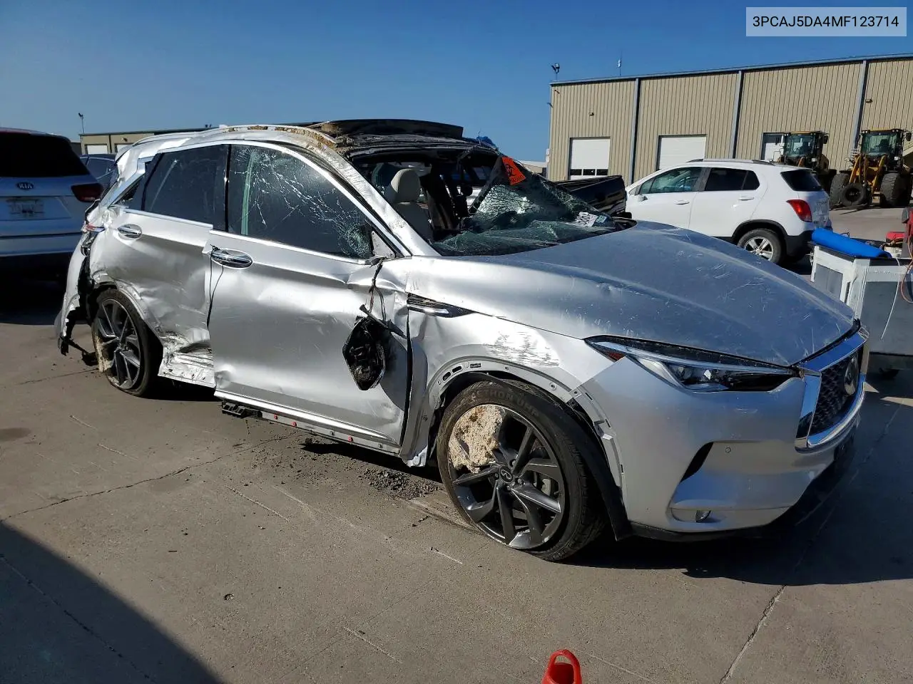 2021 Infiniti Qx50 Autograph VIN: 3PCAJ5DA4MF123714 Lot: 60082686