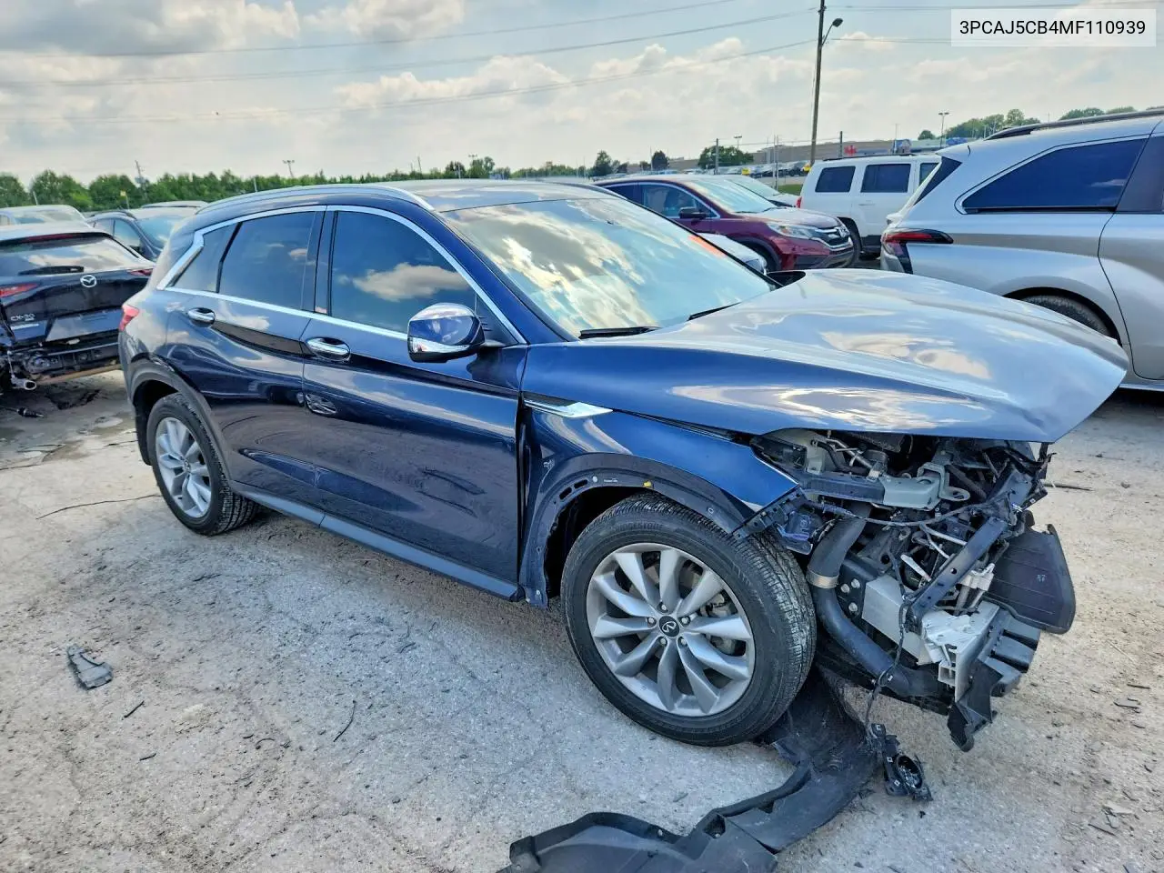 2021 Infiniti Qx50 Essential VIN: 3PCAJ5CB4MF110939 Lot: 60118706