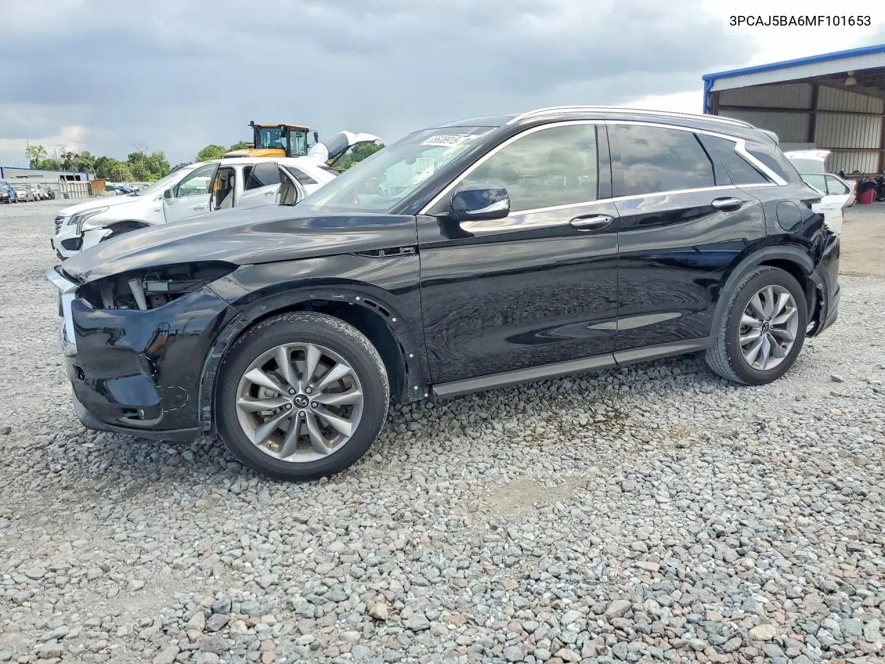 2021 Infiniti Qx50 Luxe VIN: 3PCAJ5BA6MF101653 Lot: 85608915