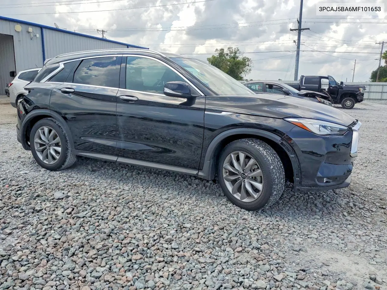2021 Infiniti Qx50 Luxe VIN: 3PCAJ5BA6MF101653 Lot: 85608915