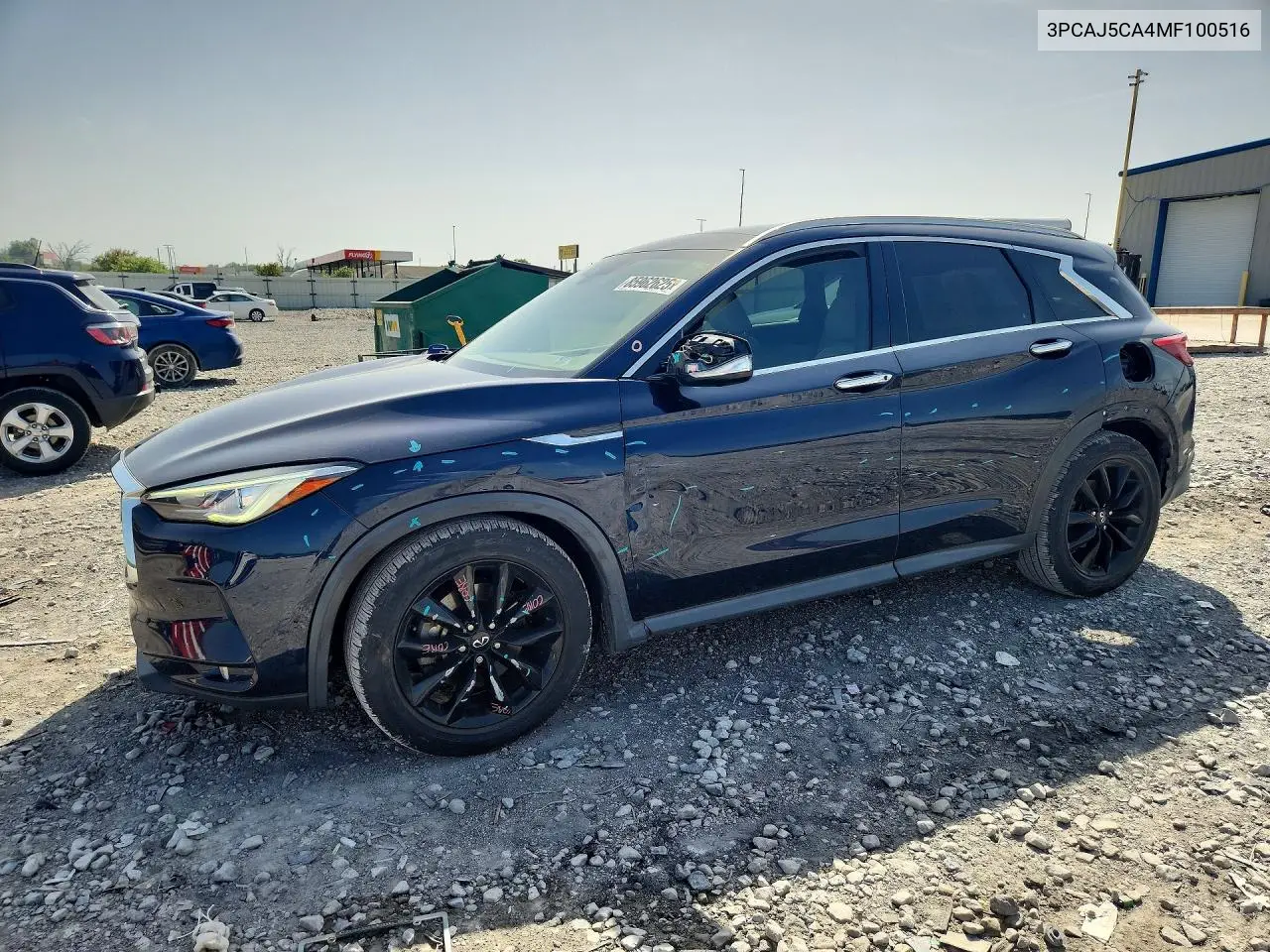 2021 Infiniti Qx50 Essential VIN: 3PCAJ5CA4MF100516 Lot: 85962625
