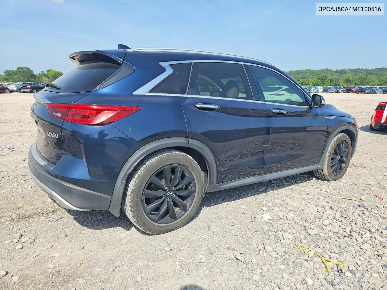 2021 Infiniti Qx50 Essential VIN: 3PCAJ5CA4MF100516 Lot: 85962625