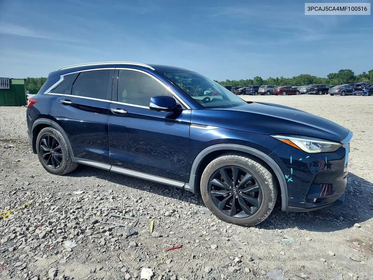 2021 Infiniti Qx50 Essential VIN: 3PCAJ5CA4MF100516 Lot: 85962625