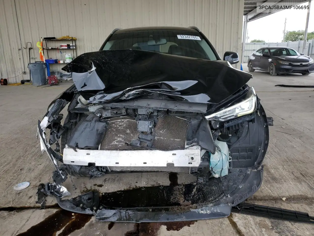 3PCAJ5BA3MF106695 2021 Infiniti Qx50 Luxe