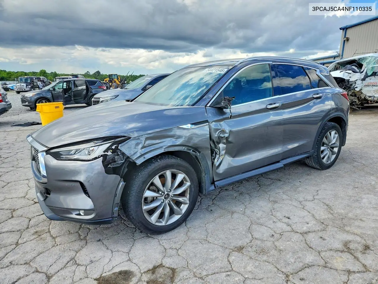2022 Infiniti Qx50 Essential VIN: 3PCAJ5CA4NF110335 Lot: 54421546