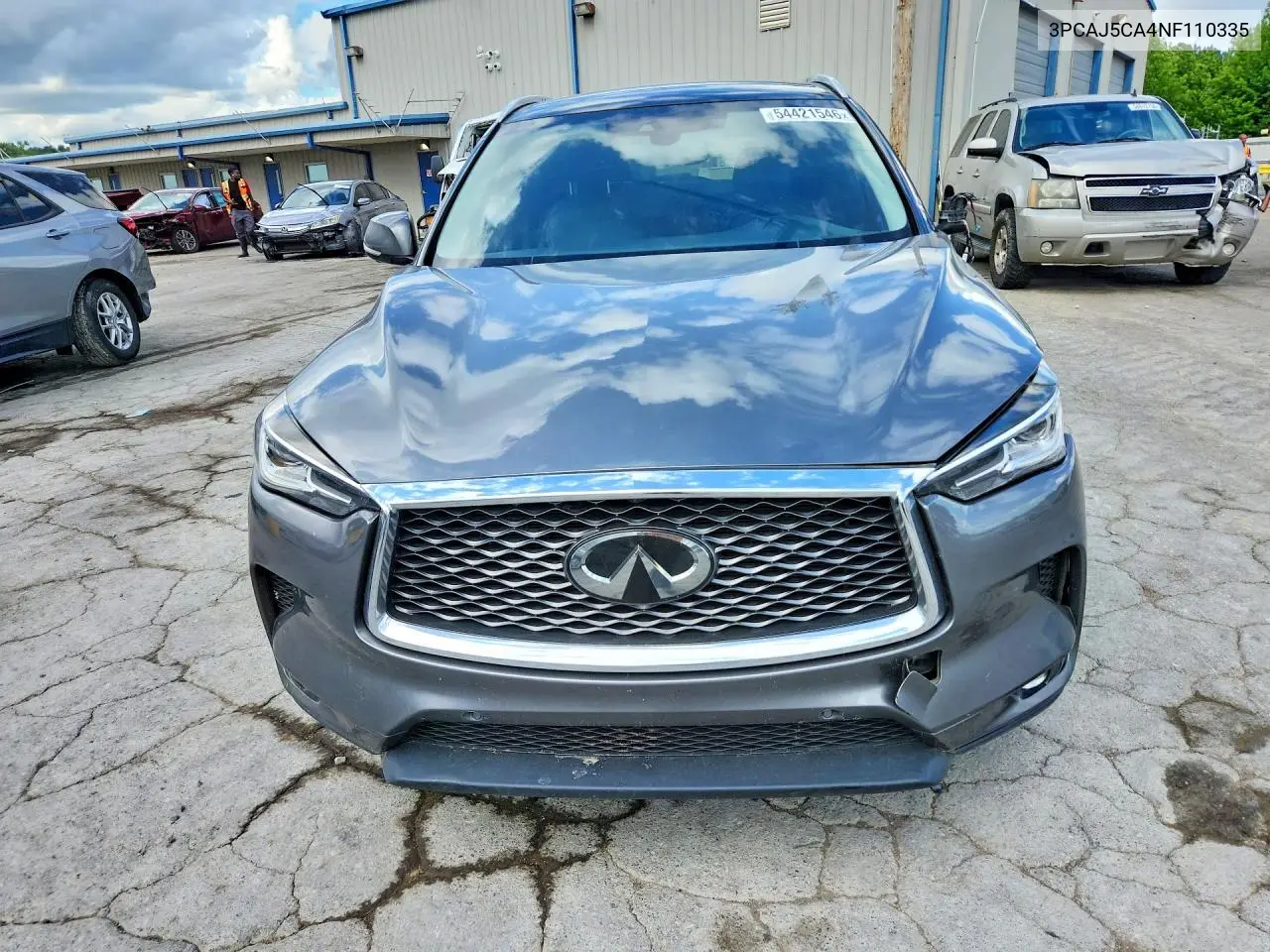 2022 Infiniti Qx50 Essential VIN: 3PCAJ5CA4NF110335 Lot: 54421546