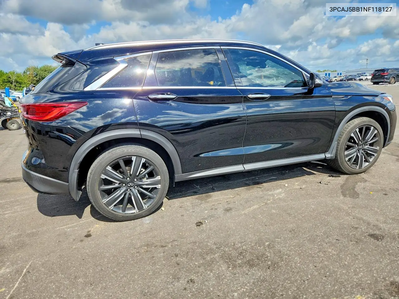 2022 Infiniti Qx50 Luxe VIN: 3PCAJ5BB1NF118127 Lot: 60316776
