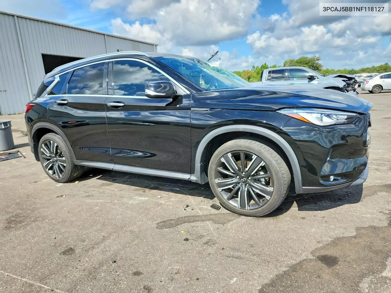 2022 Infiniti Qx50 Luxe VIN: 3PCAJ5BB1NF118127 Lot: 60316776