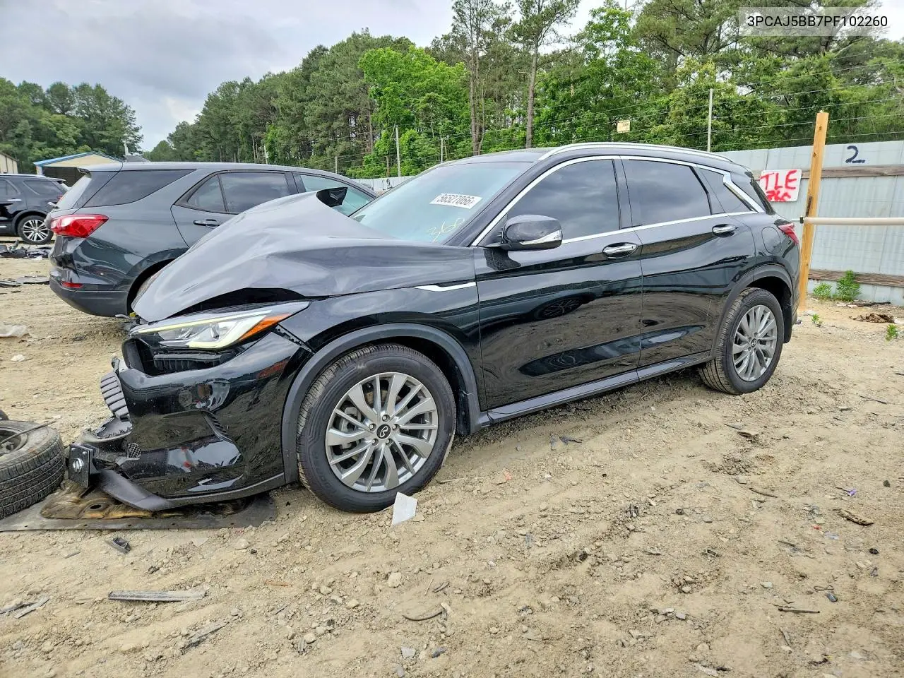 2023 Infiniti Qx50 Luxe VIN: 3PCAJ5BB7PF102260 Lot: 56527066
