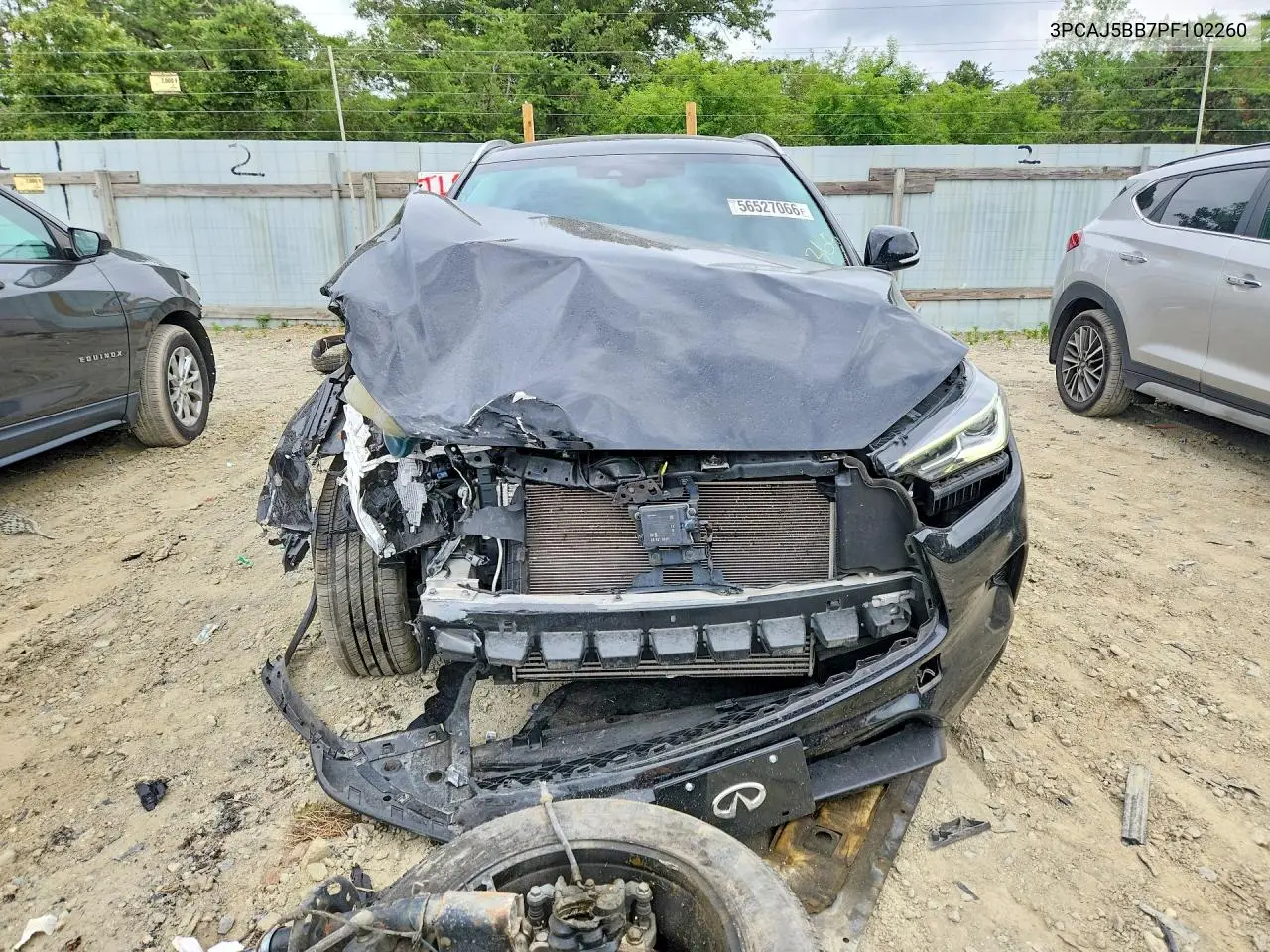 2023 Infiniti Qx50 Luxe VIN: 3PCAJ5BB7PF102260 Lot: 56527066