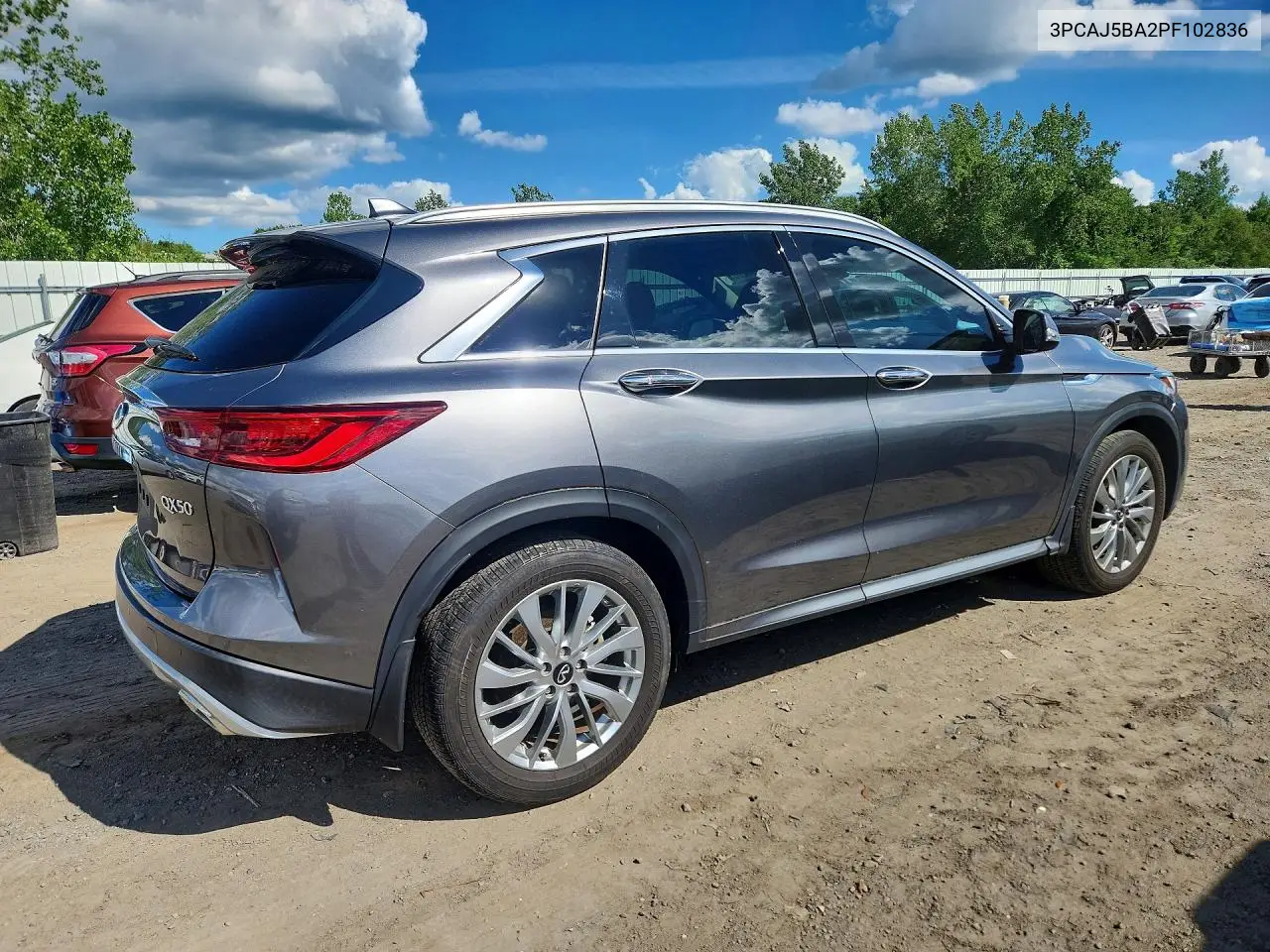 2023 Infiniti Qx50 Luxe VIN: 3PCAJ5BA2PF102836 Lot: 57538216