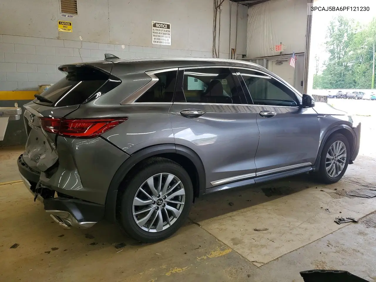 2023 Infiniti Qx50 Luxe VIN: 3PCAJ5BA6PF121230 Lot: 58085146