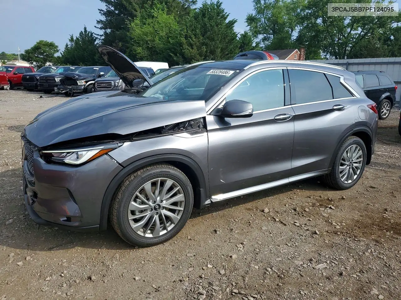 2023 Infiniti Qx50 Luxe VIN: 3PCAJ5BB7PF124095 Lot: 58328486