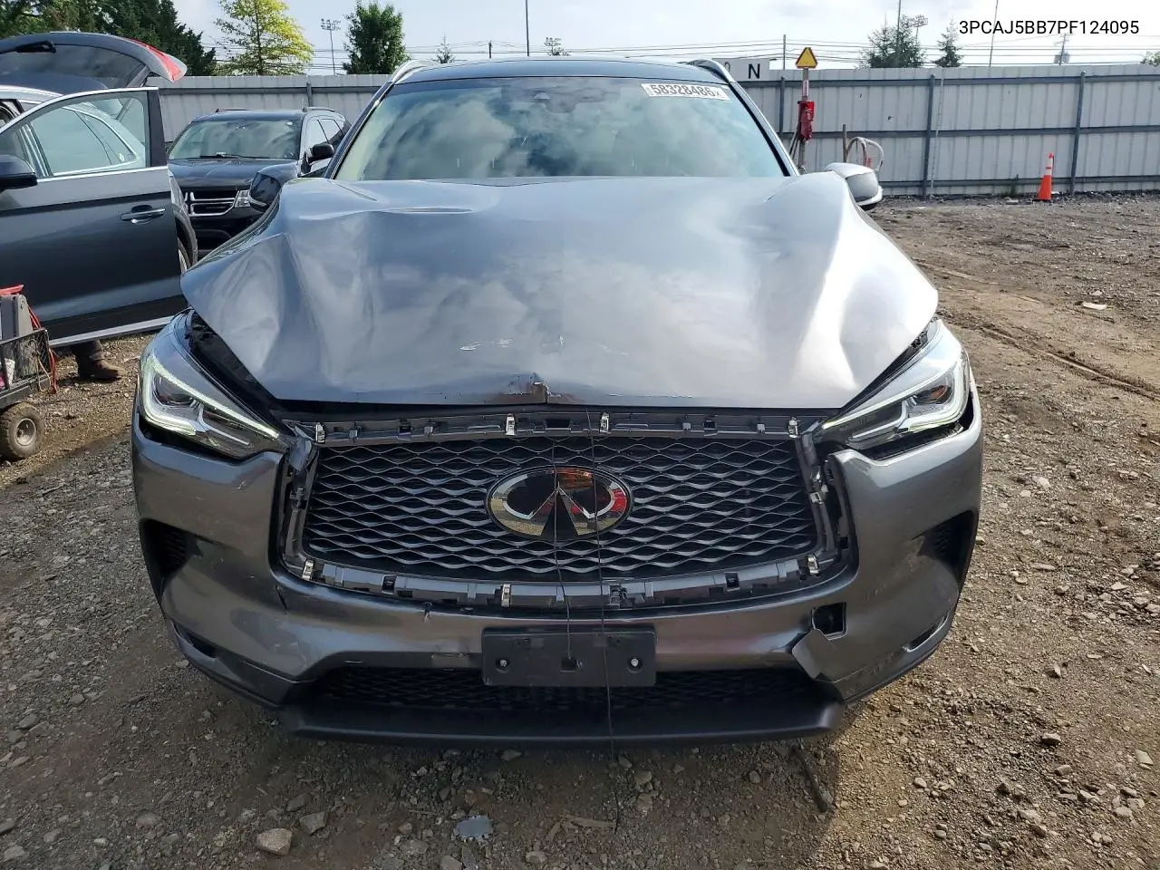 2023 Infiniti Qx50 Luxe VIN: 3PCAJ5BB7PF124095 Lot: 58328486