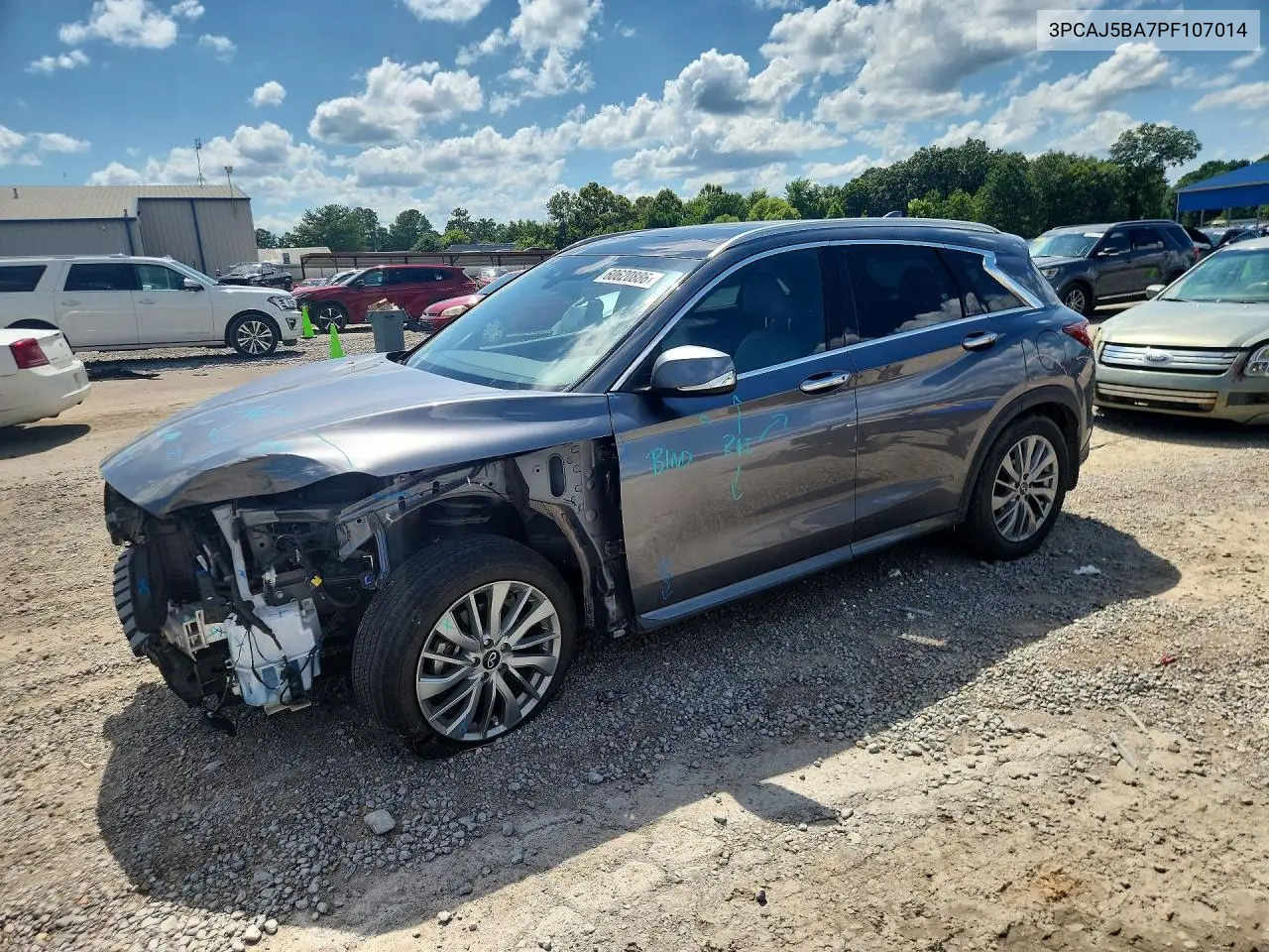 2023 Infiniti Qx50 Luxe VIN: 3PCAJ5BA7PF107014 Lot: 60620886