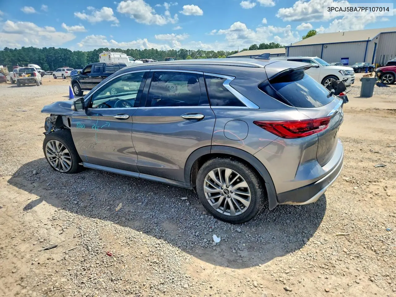 2023 Infiniti Qx50 Luxe VIN: 3PCAJ5BA7PF107014 Lot: 60620886