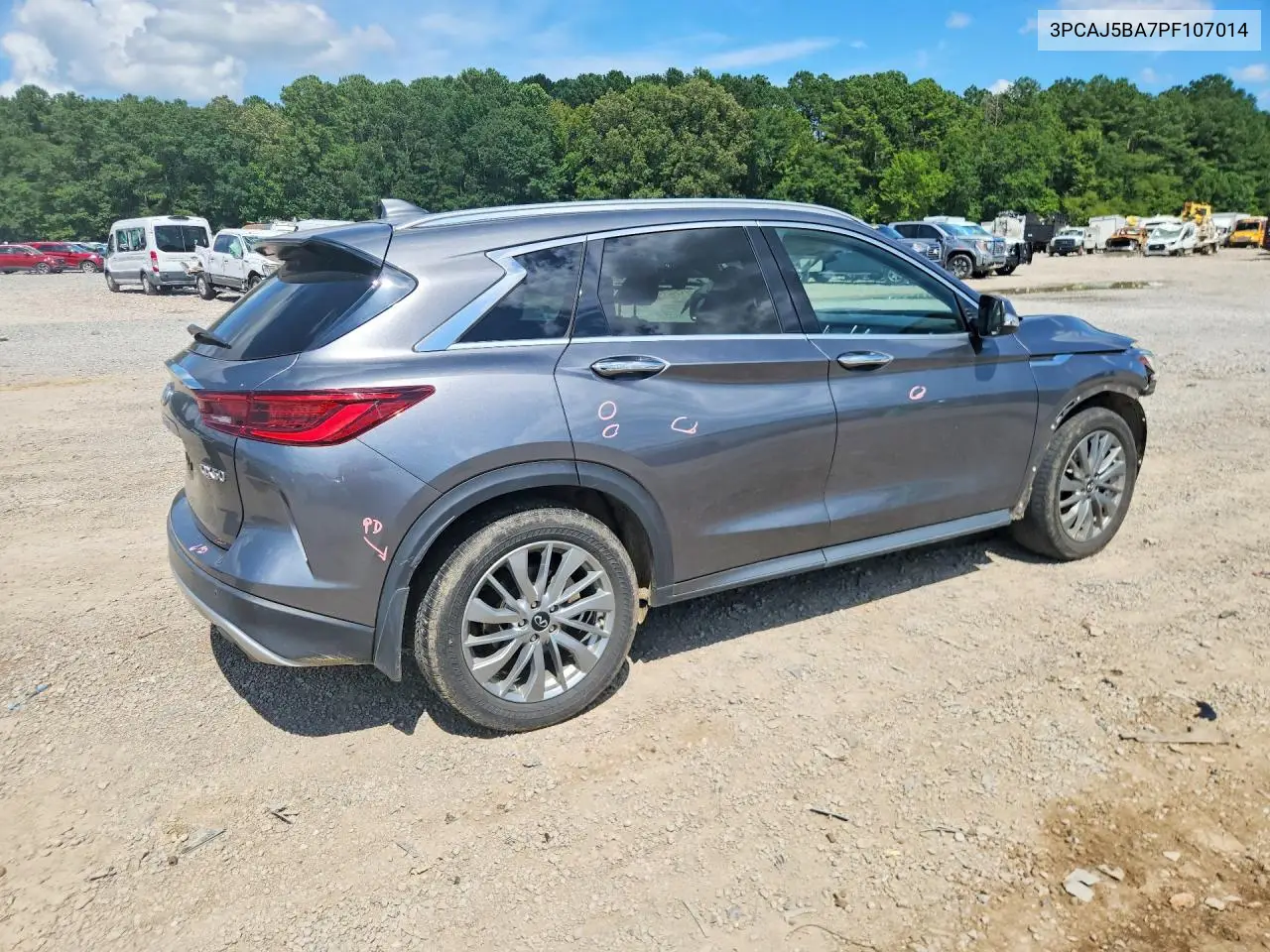 2023 Infiniti Qx50 Luxe VIN: 3PCAJ5BA7PF107014 Lot: 60620886
