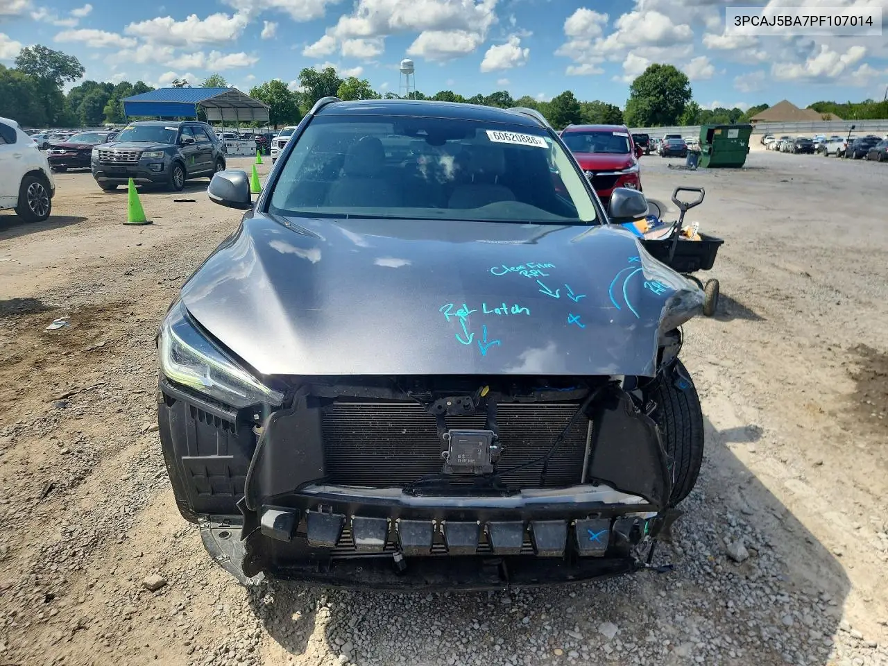 2023 Infiniti Qx50 Luxe VIN: 3PCAJ5BA7PF107014 Lot: 60620886