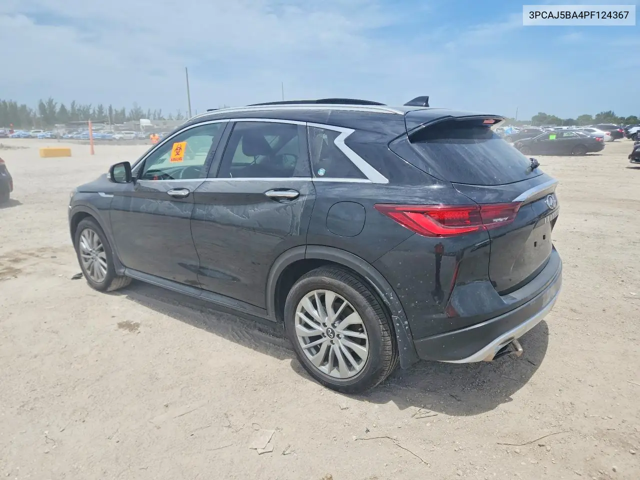 2023 Infiniti Qx50 Luxe VIN: 3PCAJ5BA4PF124367 Lot: 61432366
