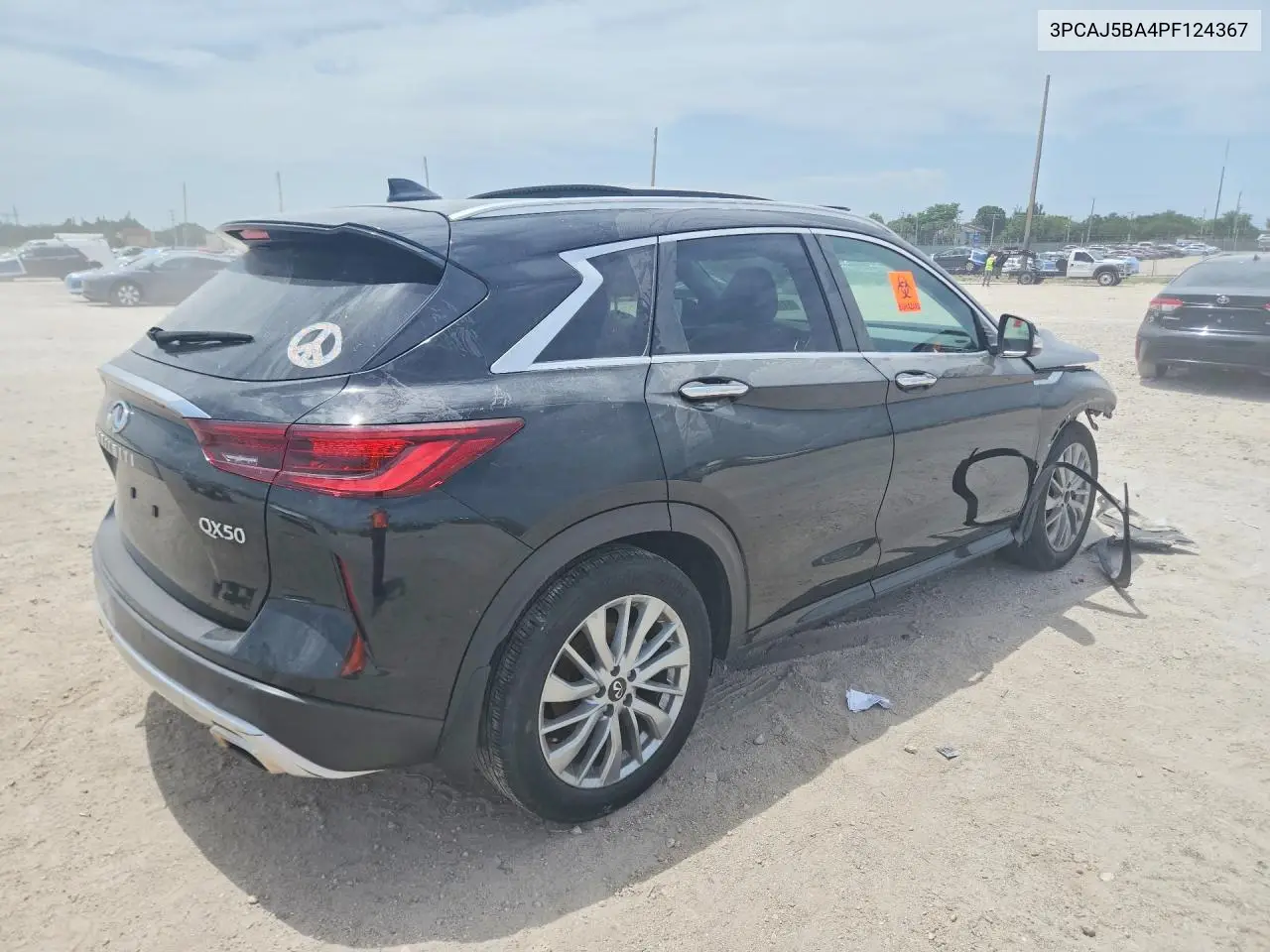 2023 Infiniti Qx50 Luxe VIN: 3PCAJ5BA4PF124367 Lot: 61432366