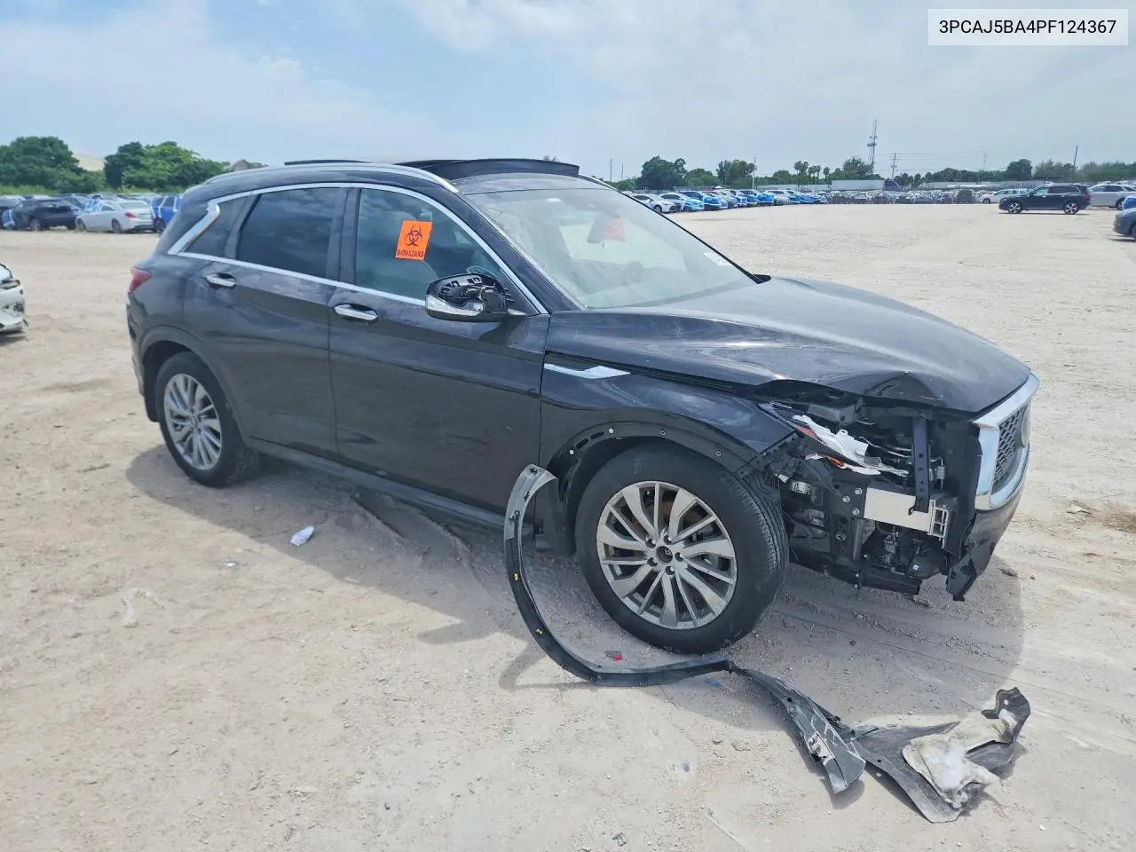 2023 Infiniti Qx50 Luxe VIN: 3PCAJ5BA4PF124367 Lot: 61432366