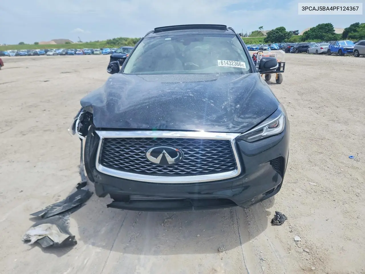 2023 Infiniti Qx50 Luxe VIN: 3PCAJ5BA4PF124367 Lot: 61432366