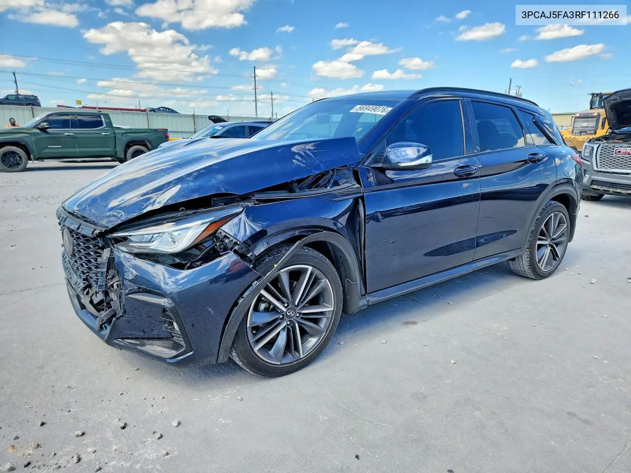 2024 Infiniti Qx50 Sport VIN: 3PCAJ5FA3RF111266 Lot: 56949076