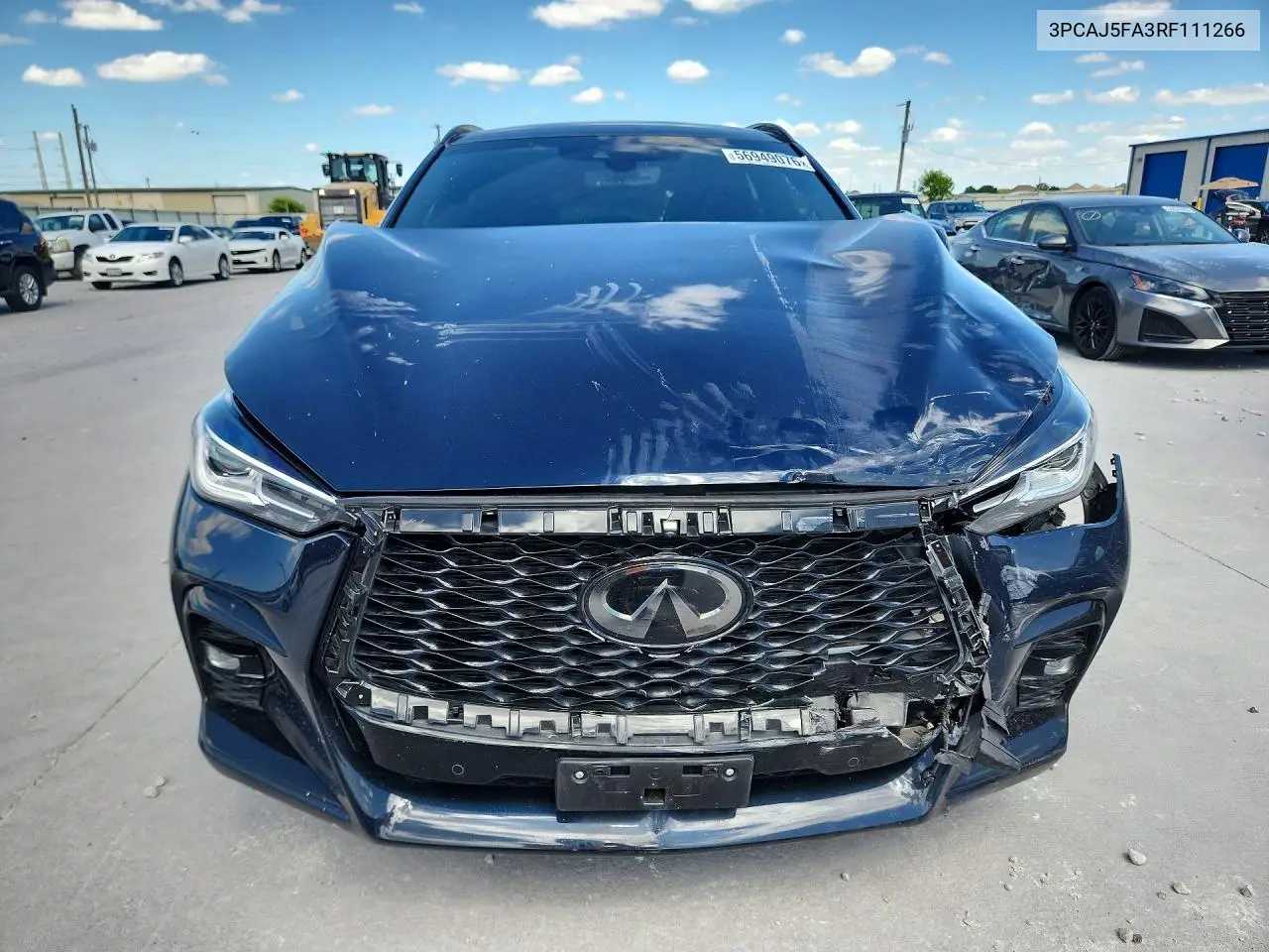 2024 Infiniti Qx50 Sport VIN: 3PCAJ5FA3RF111266 Lot: 56949076