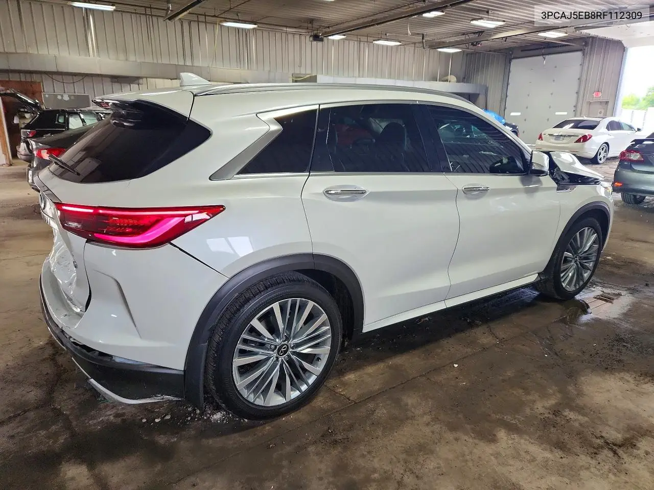 2024 Infiniti Qx50 Sensory VIN: 3PCAJ5EB8RF112309 Lot: 58910036