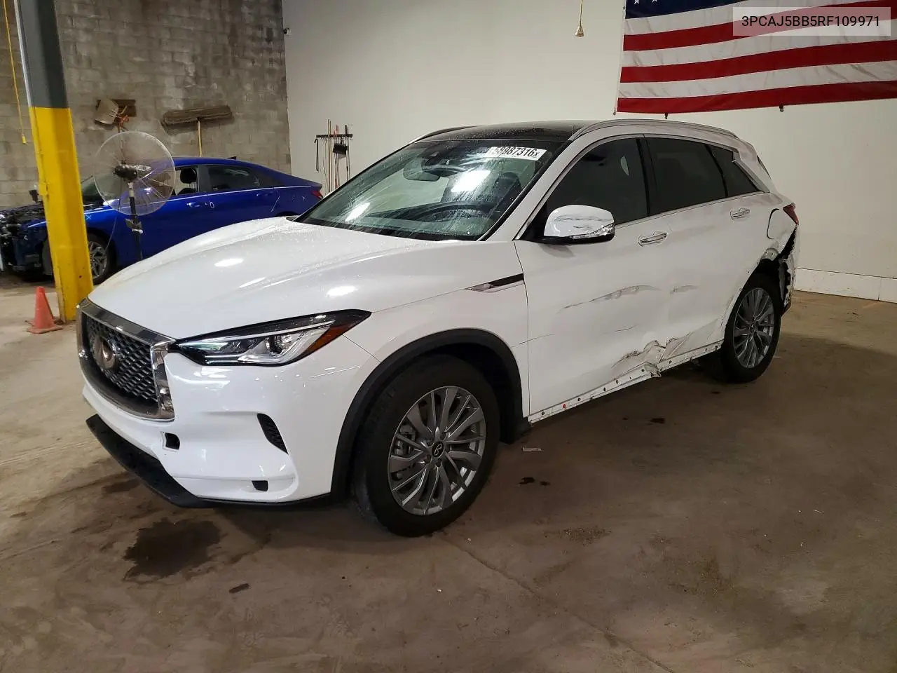 2024 Infiniti Qx50 Luxe VIN: 3PCAJ5BB5RF109971 Lot: 58987316
