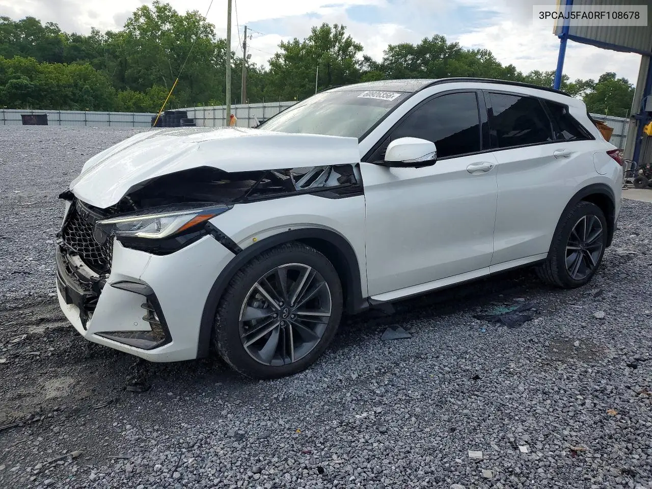 2024 Infiniti Qx50 Sport VIN: 3PCAJ5FA0RF108678 Lot: 60926356
